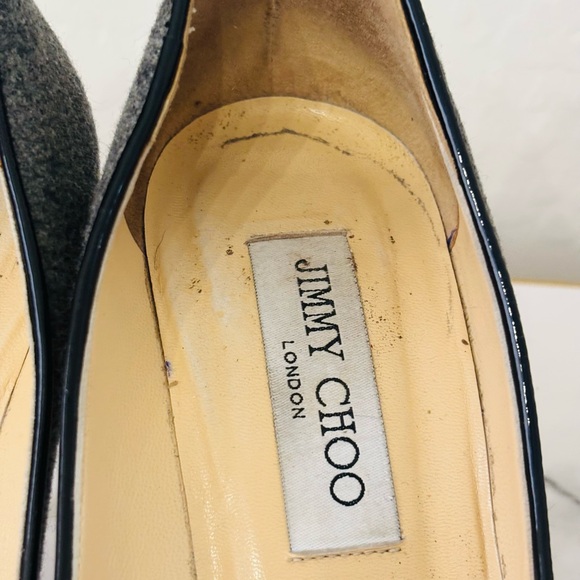 Jimmy Choo Gray and Black Heels - Picture 4 of 7